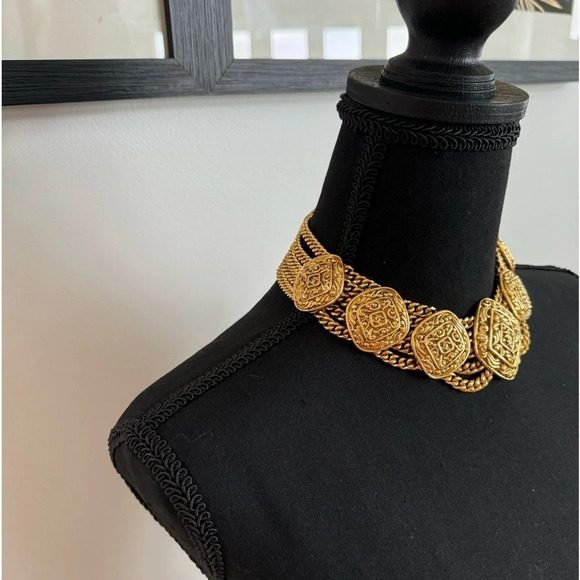 CHANEL Extremely RARE!Vintage Choker 5 chain version - Picture 4 of 10